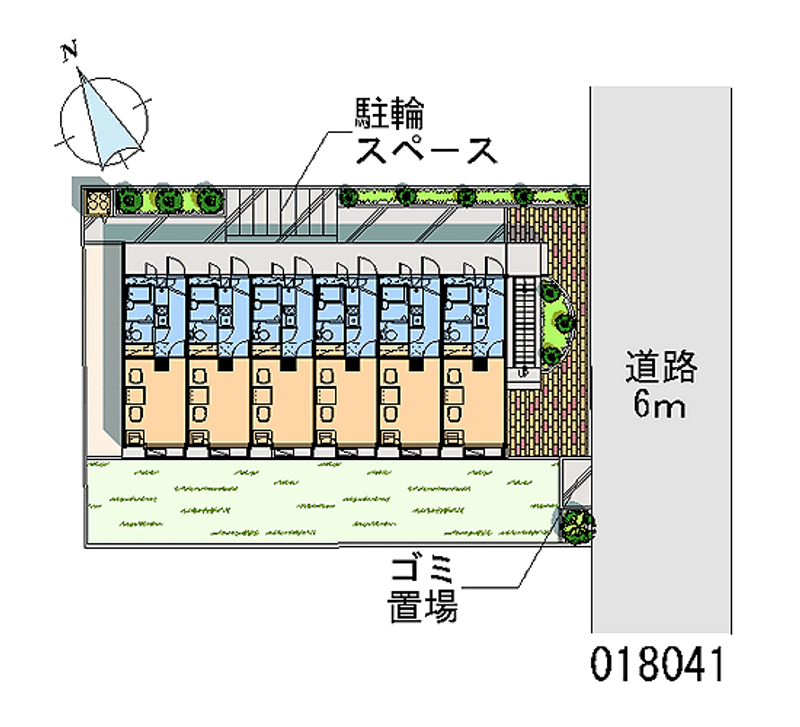 レオパレス武蔵野パーク 区画図
