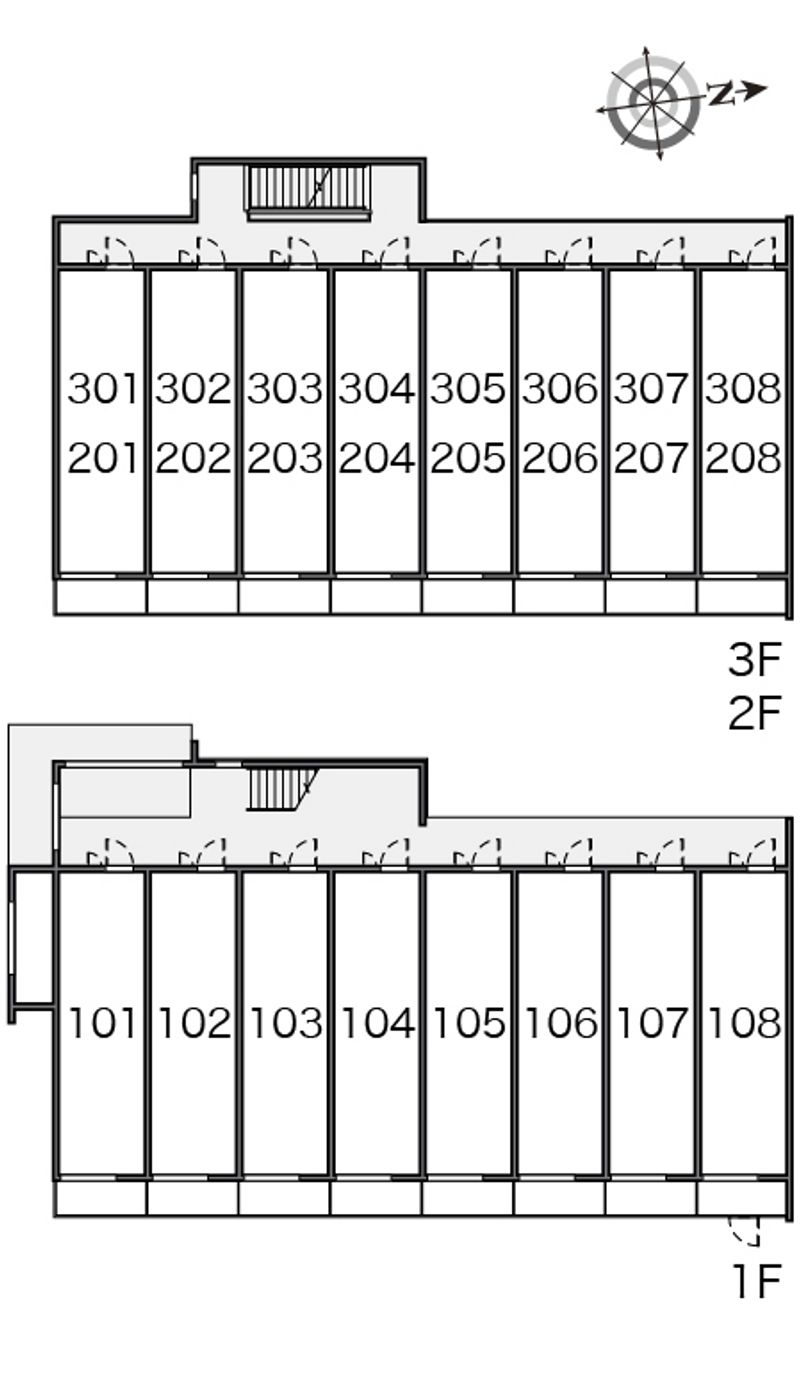 クレイノレジデンス矢上 間取配置図