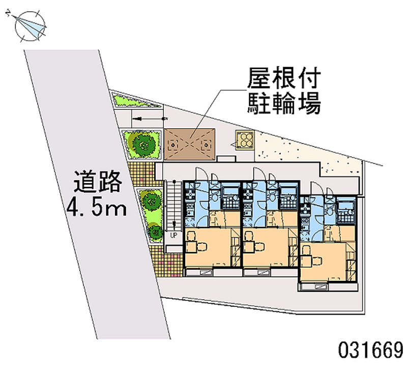 レオパレスすみれ 区画図