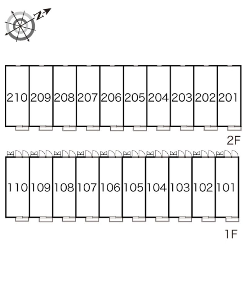 レオパレスＭＩＮＥ 間取配置図