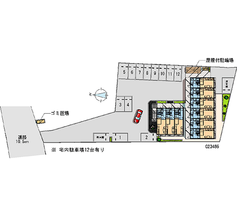 23486月租停車場