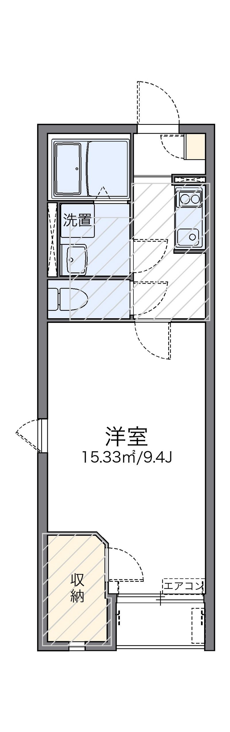 レオネクストウィル柏たなか 間取図