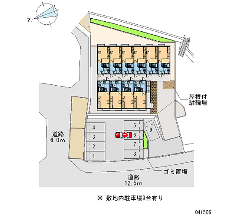 レオパレスＫＯＭＯＲＥＢＩ 月極駐車場