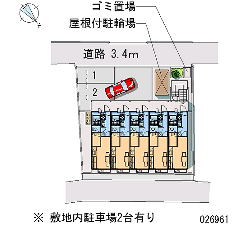 レオパレスはじめ 区画図