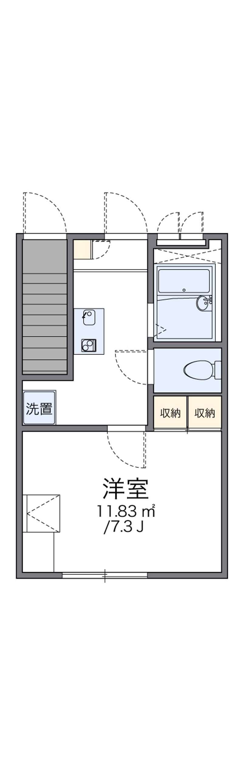 leopalace HAPPINESS Omori II Floor plan