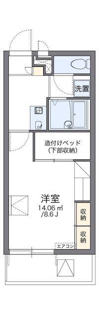 レオパレスＧｒｅｅｎＨｉｌｌｓ 間取り図