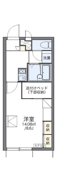 レオパレスリリィ 間取り図