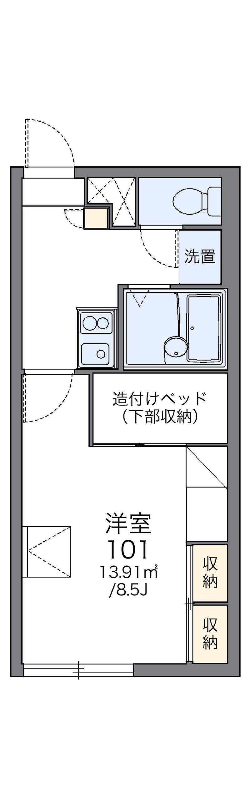 レオパレスａｙｅ．Ⅰ 間取図