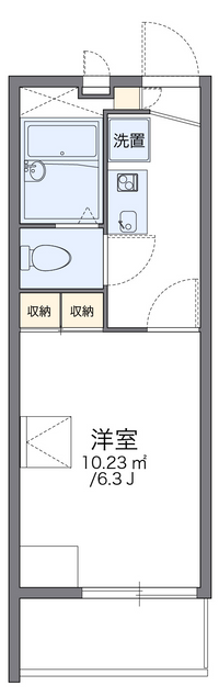 レオパレス仲宿 間取り図