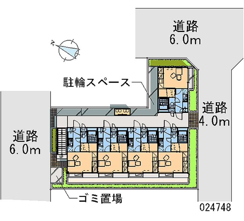 レオパレス錦 区画図