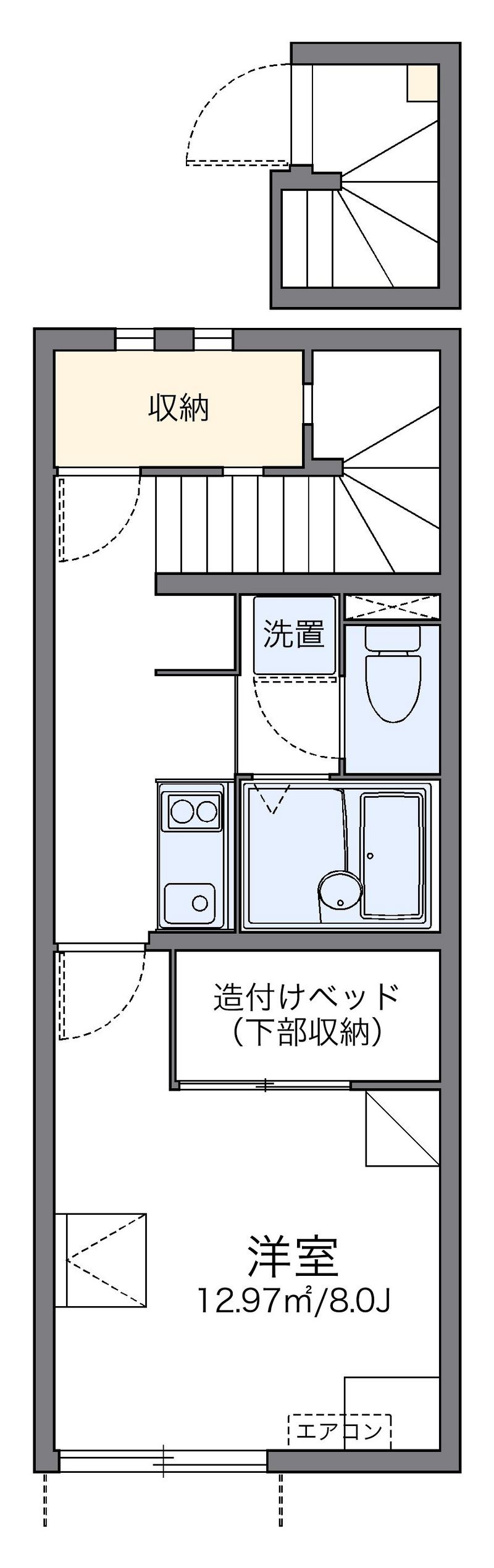 レオネクストおおせぎⅢ 間取図