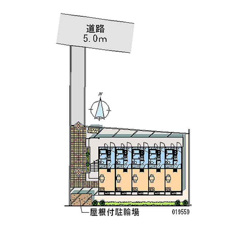 レオパレス諏訪ハイツ 区画図