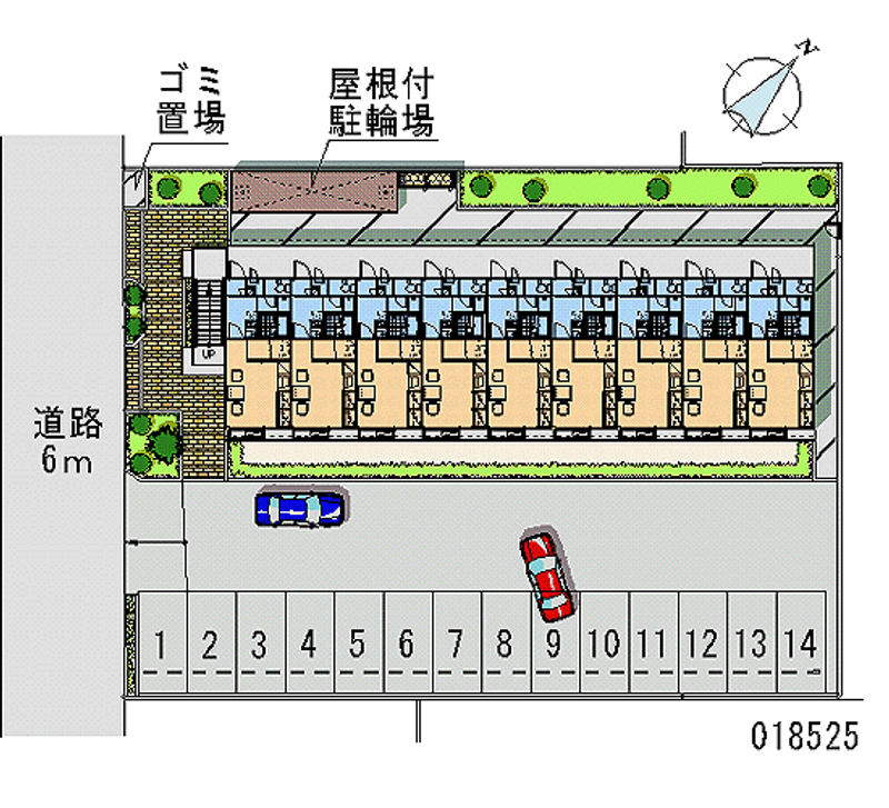 レオパレスサンライズ 月極駐車場