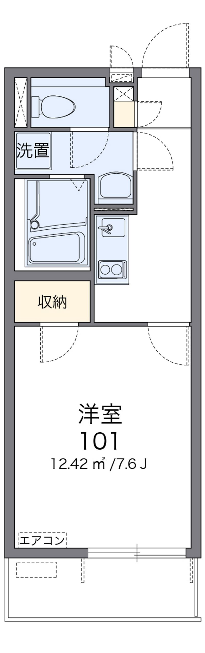 レオネクスト石橋 間取図