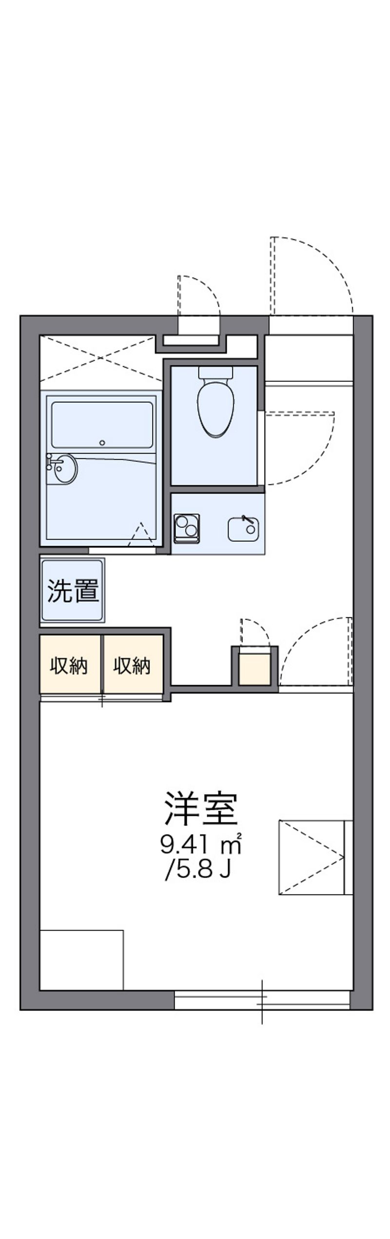レオパレスコヅチ 間取図