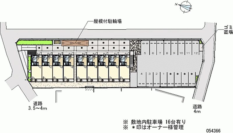 54366月租停车场