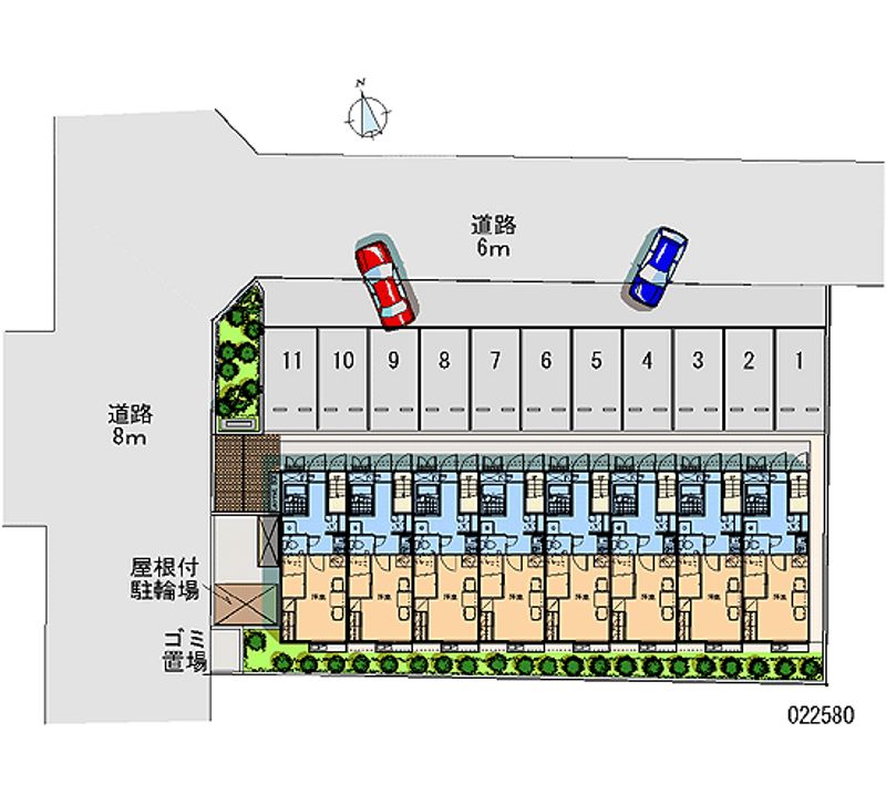 レオパレス丑渡 月極駐車場