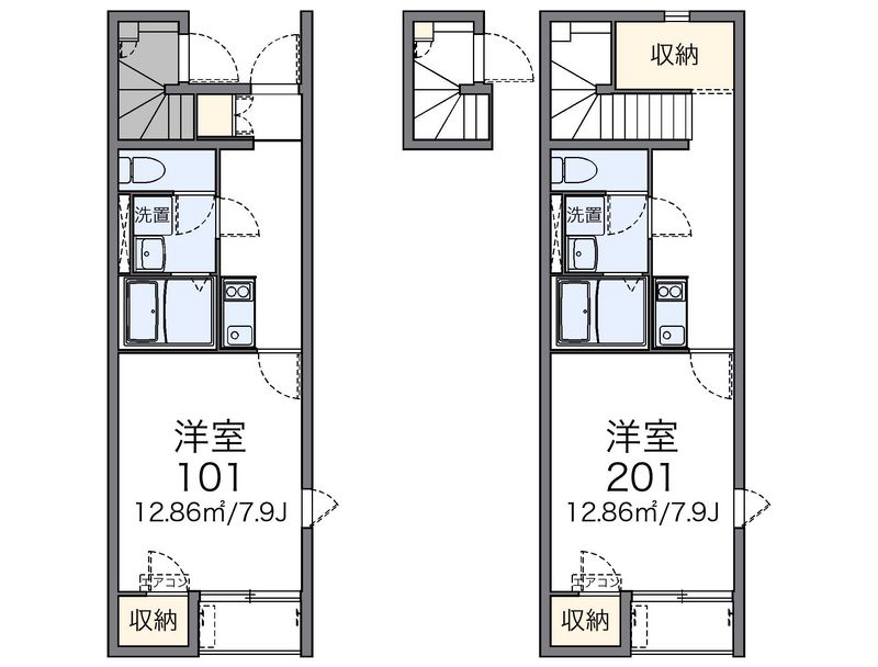 レオネクスト上河原 間取図
