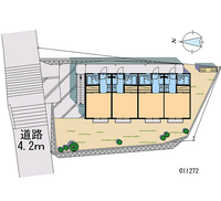 レオパレスパークヒル三ッ沢 区画図