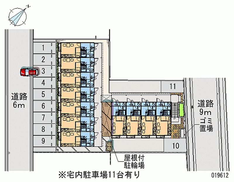 19612月租停车场