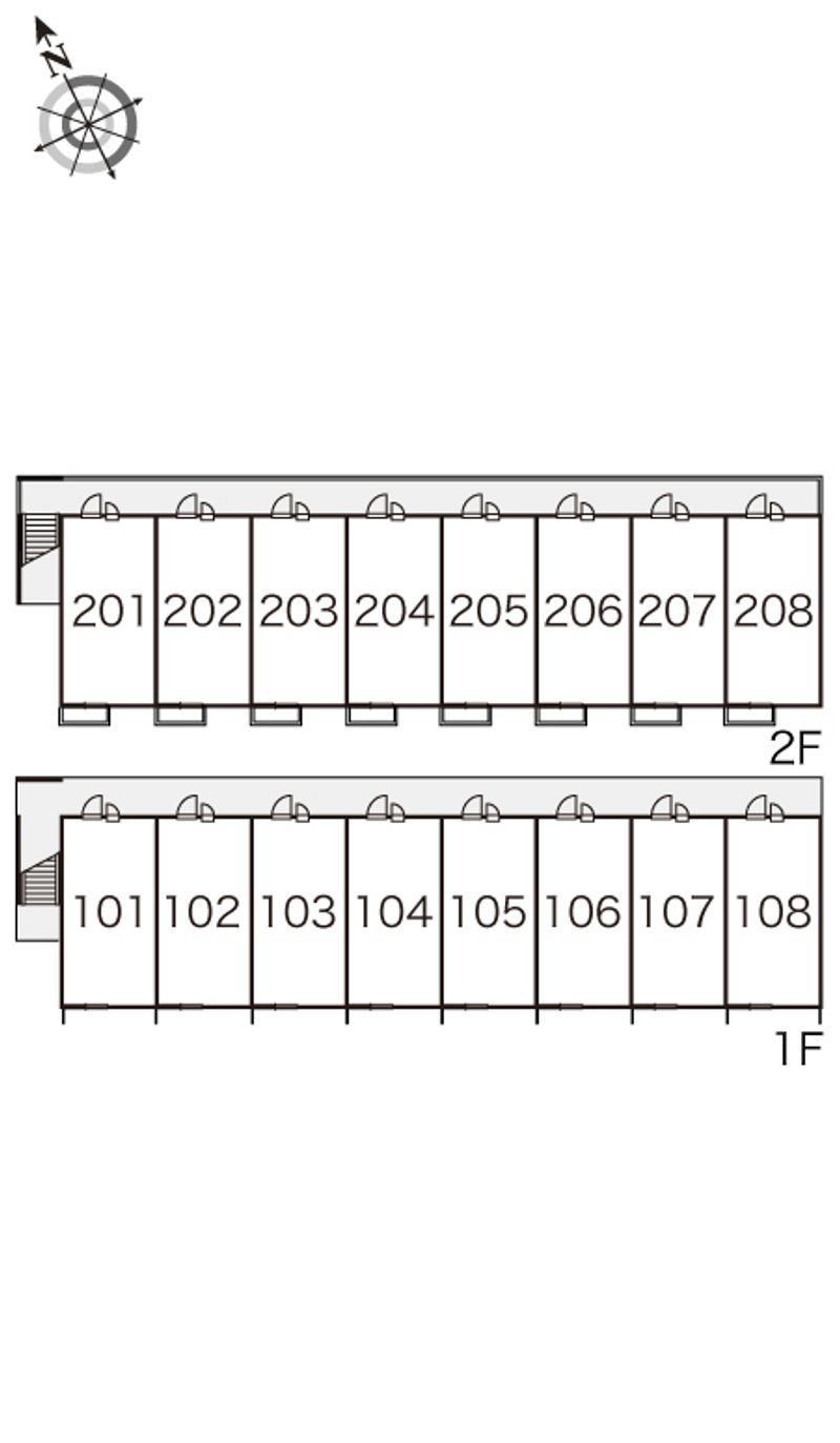 レオパレスコンフォート 間取配置図