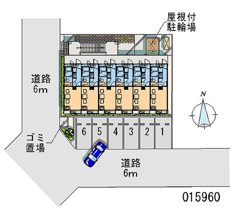 15960 Monthly parking lot