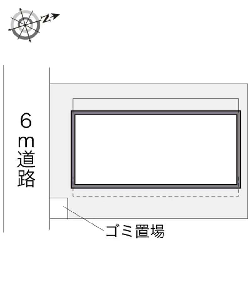レオパレス栄新町 配置図