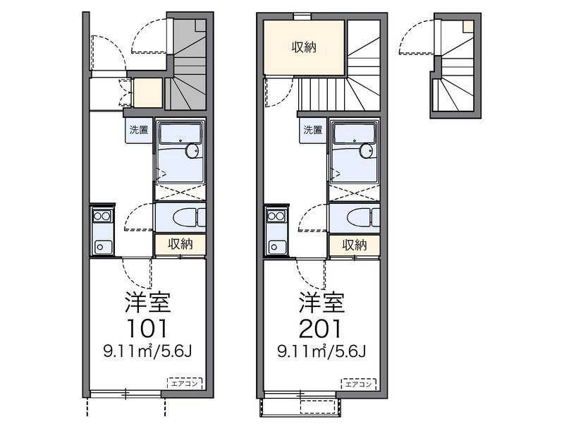 レオネクストブランドールＫ 間取図