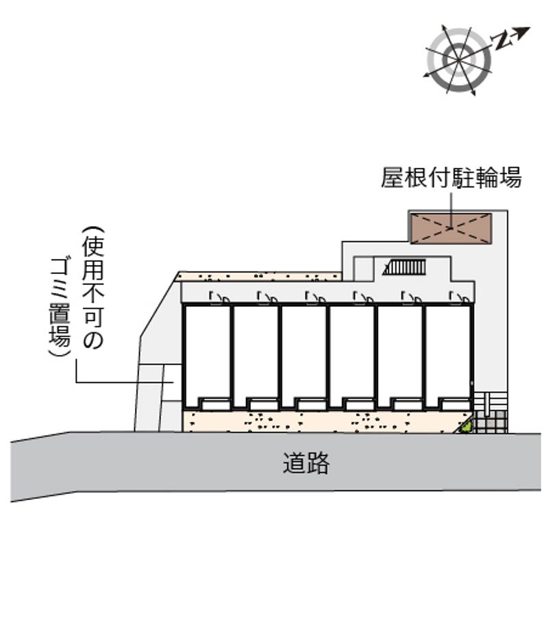 レオネクストシャトル杉田Ⅵ 配置図