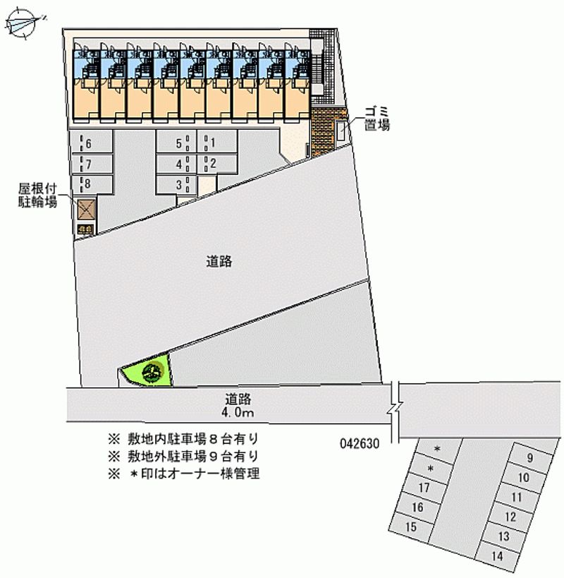 レオネクストユーカリ旭町 月極駐車場