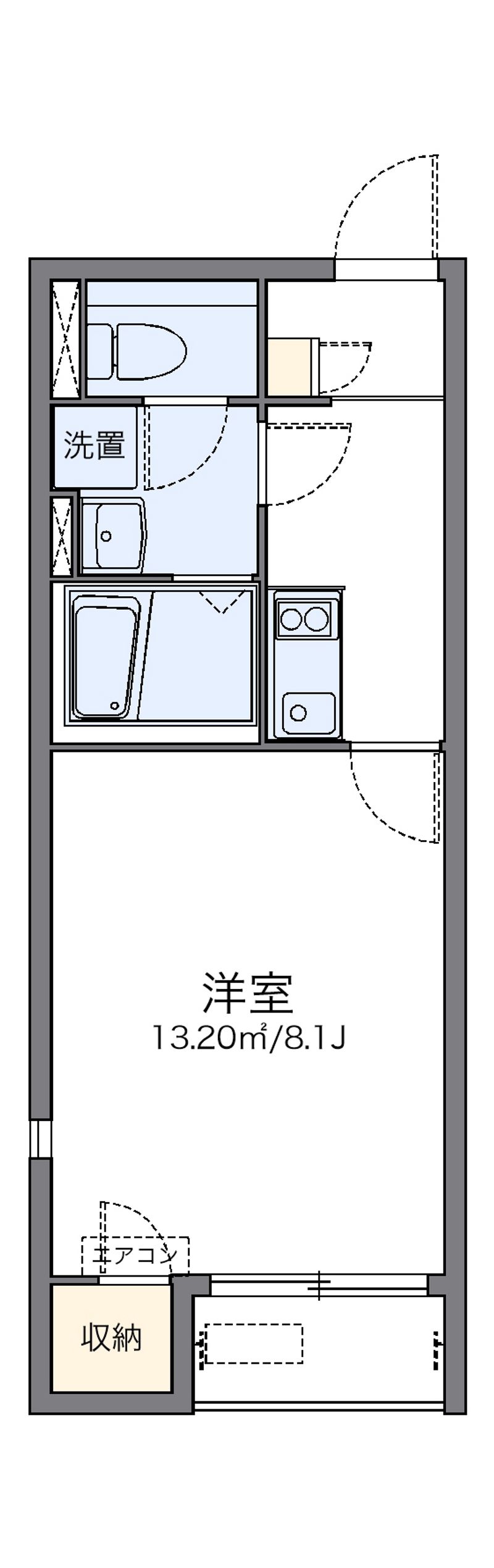 レオネクスト菜畑Ⅱ 間取図