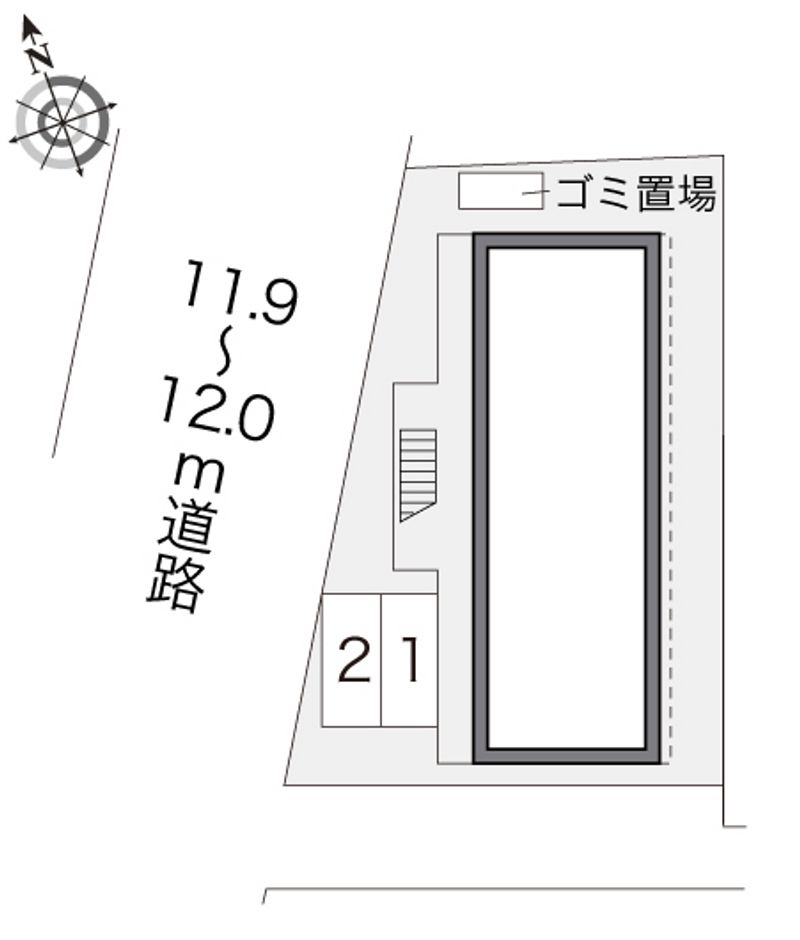 レオパレスサンキエム 配置図