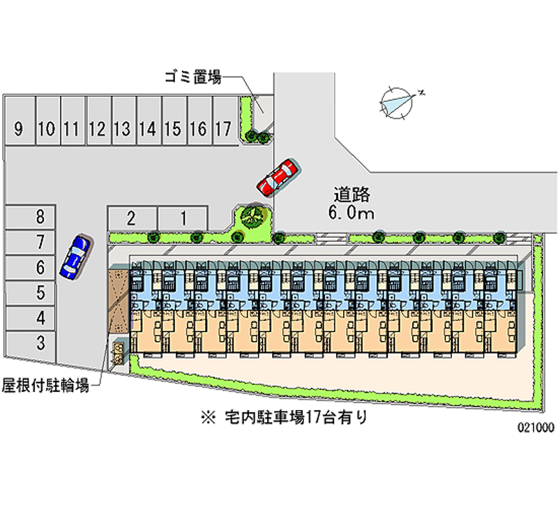 21000月租停车场