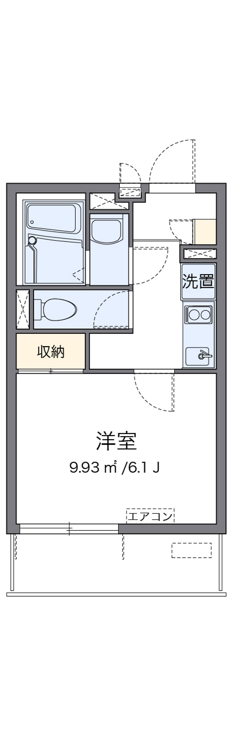 クレイノネッサンス 間取図