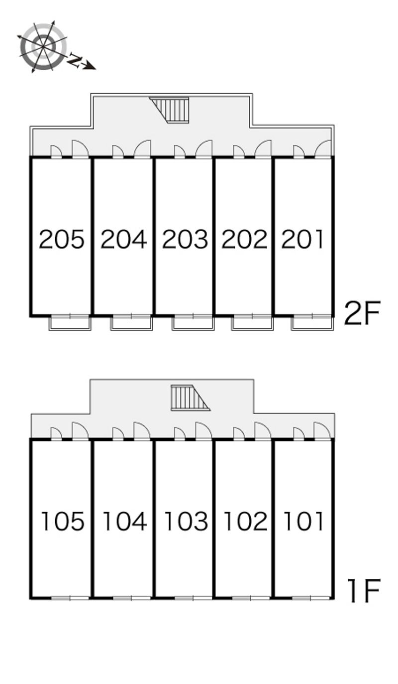 レオパレスルーイヒ 間取り配置図
