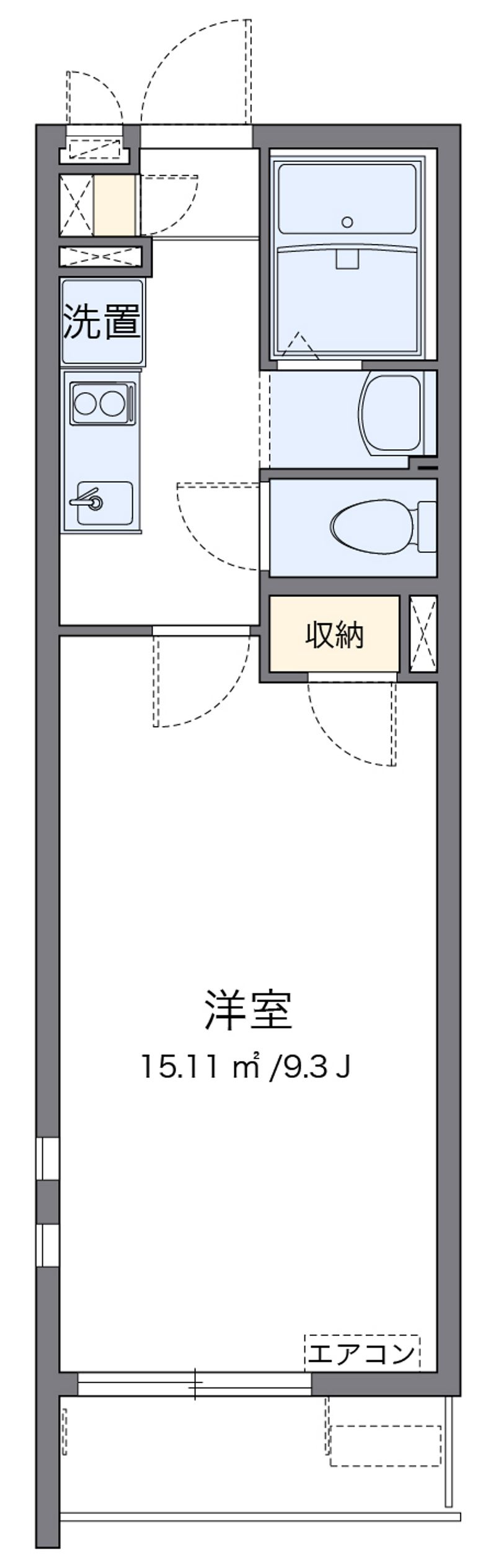 クレイノリシェシールⅡ 間取図