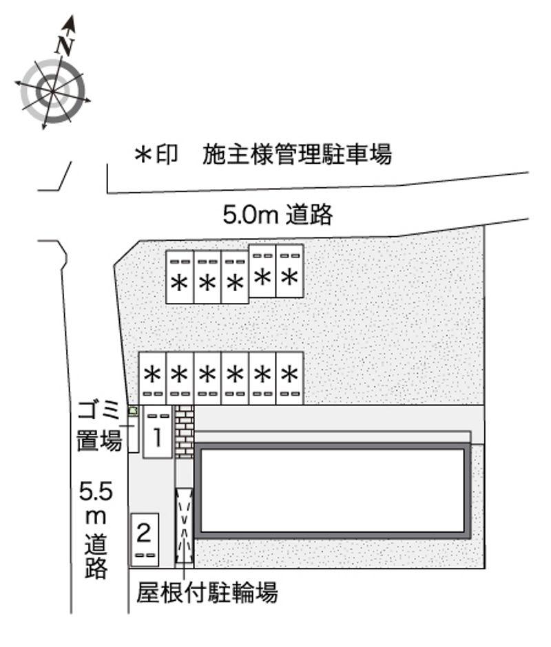 レオネクスト高縄 配置図