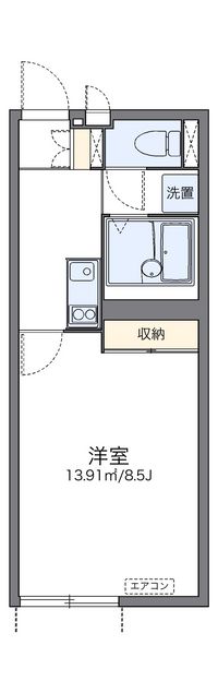 レオネクストＥ＆Ｋ 間取り図