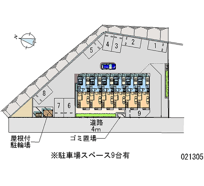 レオパレスめじろ台 月極駐車場