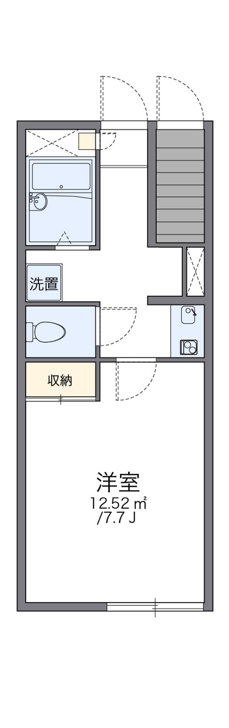 レオパレス平窪Ⅱ 間取図