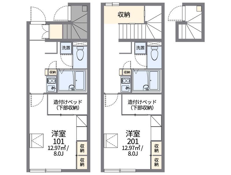 レオパレス清流Ⅱ 間取図