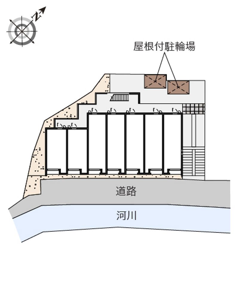 クレイノＰＯＰ花田 配置図