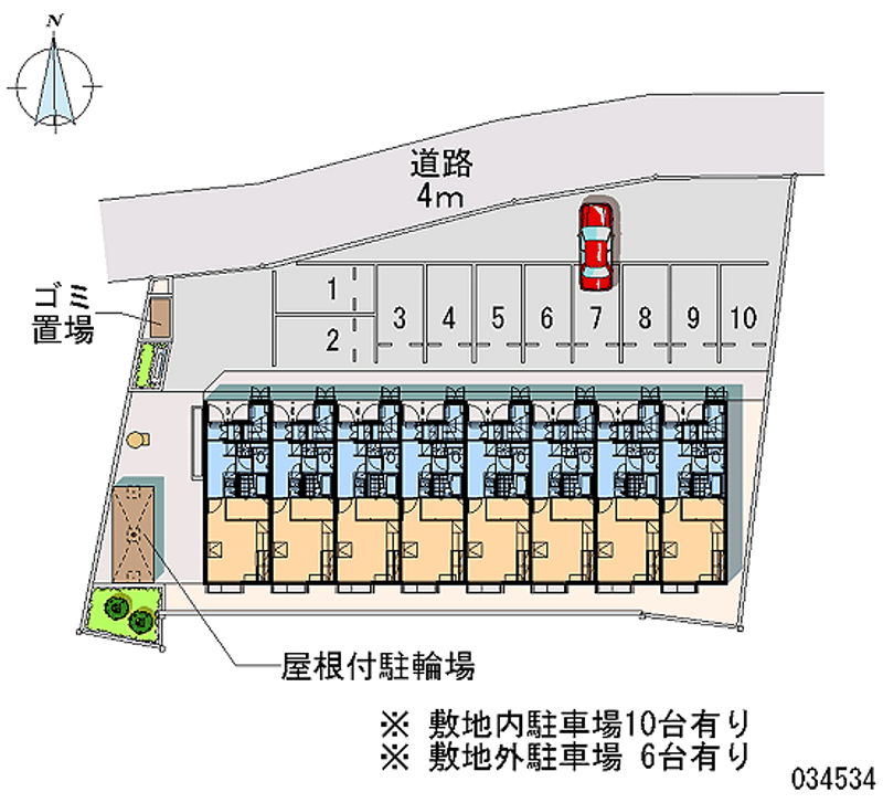 34534 Monthly parking lot