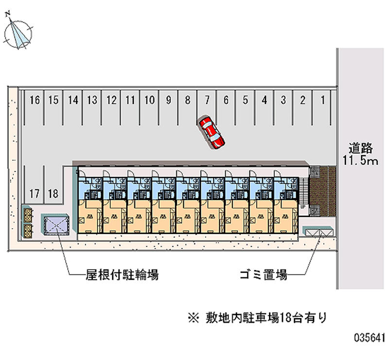 35641 Monthly parking lot