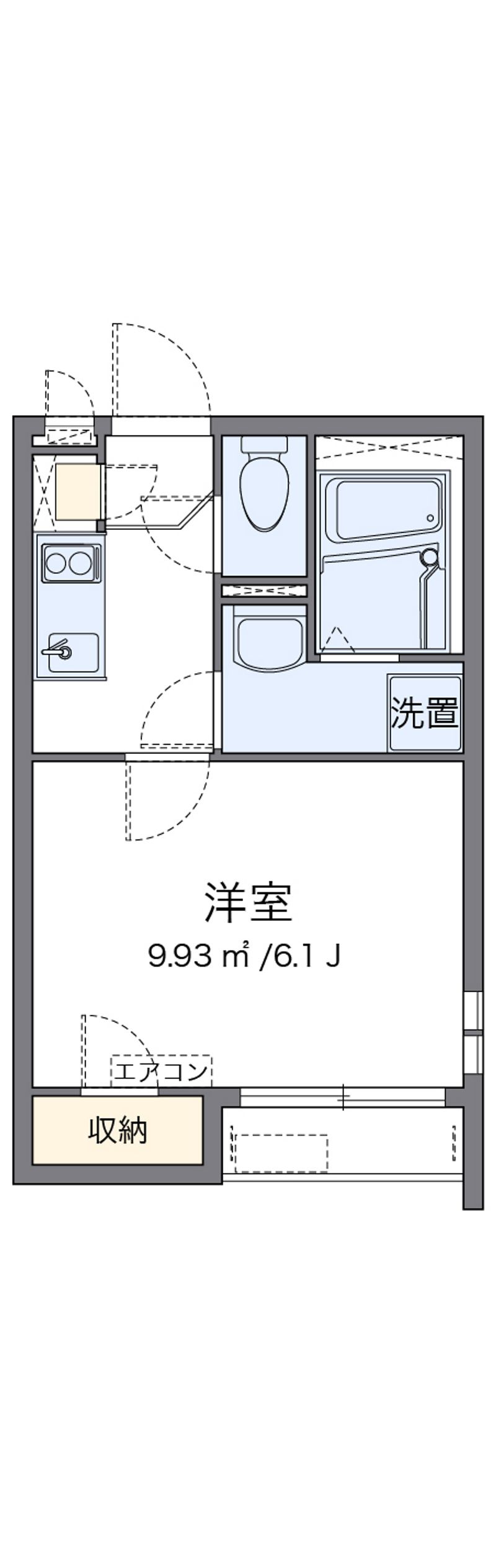 クレイノ六浦南 間取図