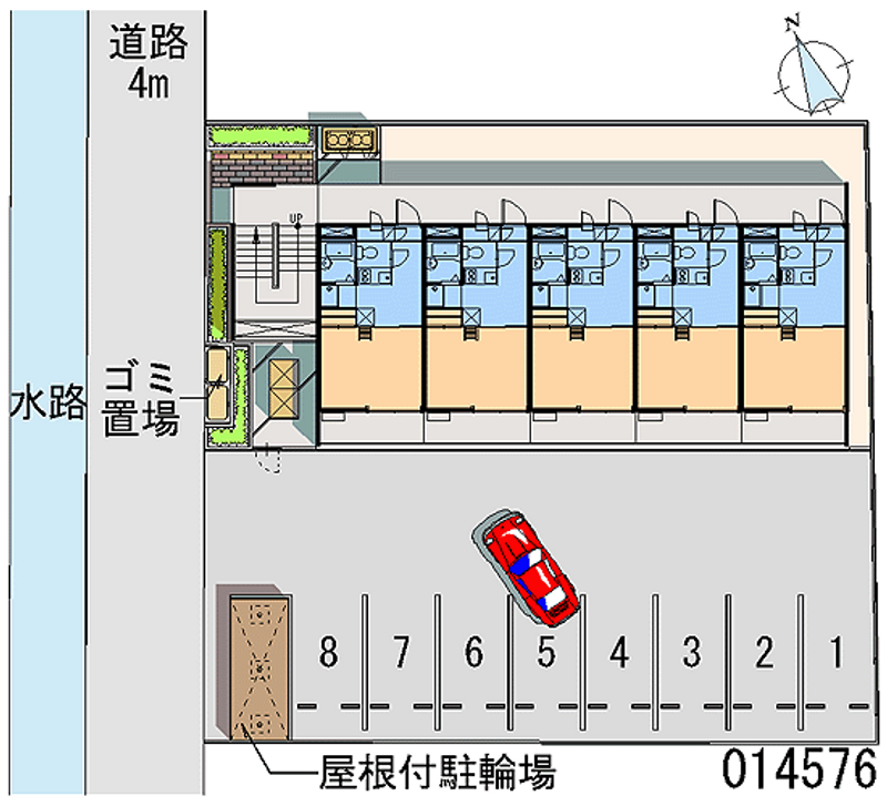 レオパレスＧＲＥＥＮ　ＧＡＢＬＥＳ 月極駐車場