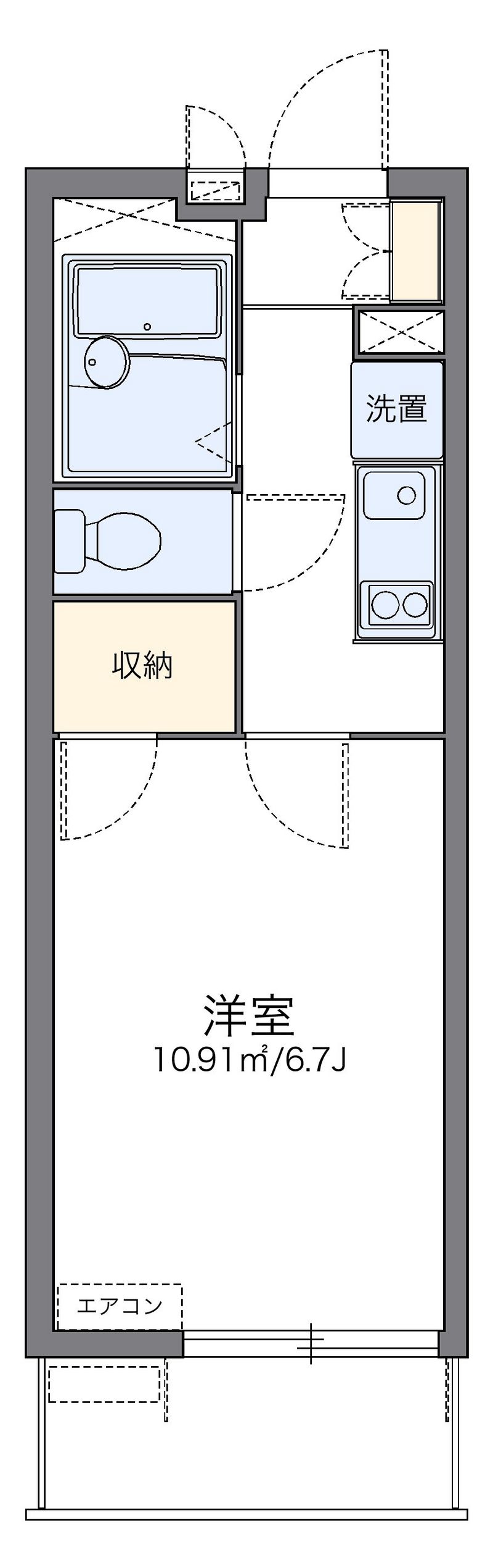 レオパレスＴｏｍａ　Ⅲ 間取図