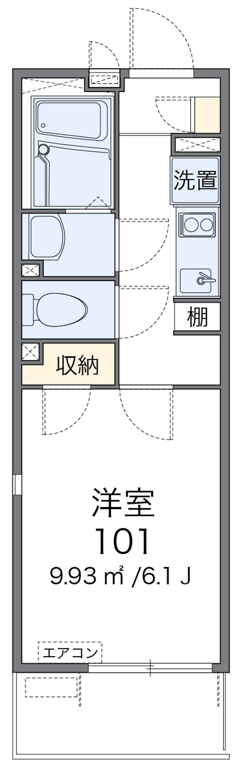 レオネクストシャトーブランカ 間取図