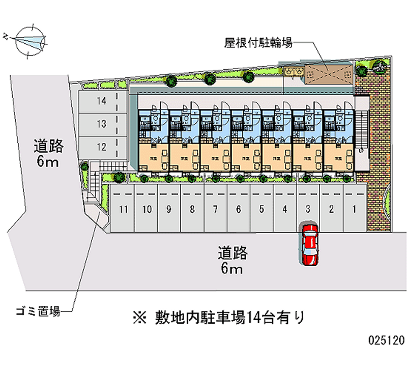 25120 Monthly parking lot