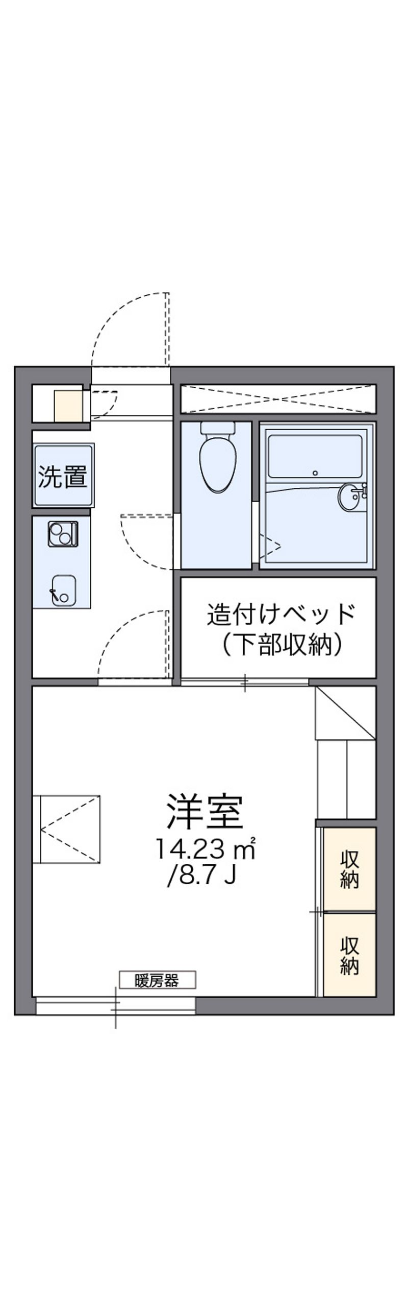 レオパレス桜景 間取図
